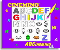 Cinemino Animation ABCinemino Smiley für Kinder, idealer Einstieg für Kinder ab 4 Jahren
