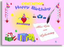 Cinemino Animation Geburtstag für uns alle, witziger Ersatz für eine Geburtstagskarte