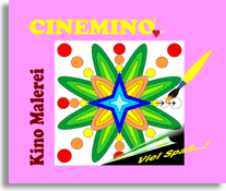 Cinemino Kino-Malerei Blume für Kinder, idealer Einstieg für Kinder ab 6 Jahren