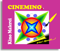 Cinemino Kino-Malerei Fahne für Kinder, idealer Einstieg für Kinder ab 6 Jahren