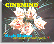 Cinemino Animation Magic Blume 2, zauberhaftes Motiv mit fliegendem Herz