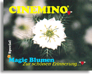 Cinemino Animation Magic Blume 4, zauberhaftes Motiv mit fliegendem Herz