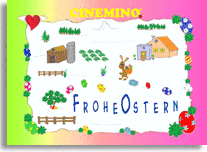 Cinemino Animation Ostern für uns alle, zauberhaftes gestaltetes Geschenk für das Osterfest
