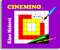 Cinemino Kino-Malerei Raster für Kinder, idealer Einstieg für Kinder ab 6 Jahren