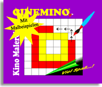 Cinemino Kino-Malerei Raster für Kinder, idealer Einstieg für Kinder ab 6 Jahren